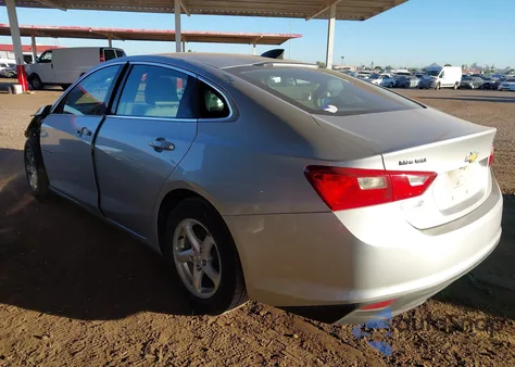 2016 Chevrolet Malibu Ls из США, поврежденный, VIN 1G1ZB5ST8GF251595